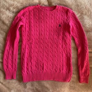 Women’s Ralph Lauren Crewneck Polo Sweater